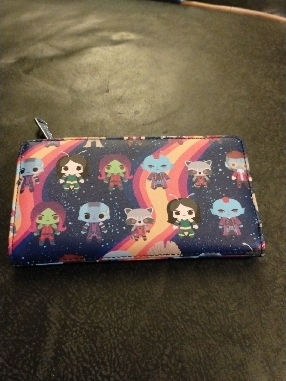 Marvel Loungefly Guardians Wallet - Navy with Multicolor Characters NWOT 6x4inch - Picture 3 of 7